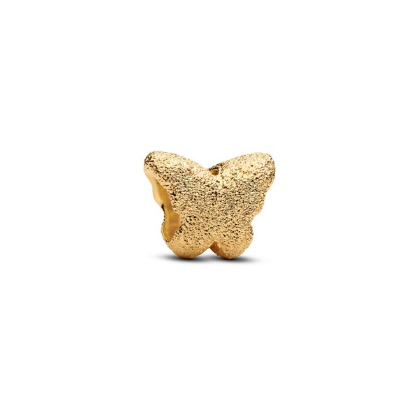 Pandora ékszer Texturált pillangó shine mini charm 764046C00