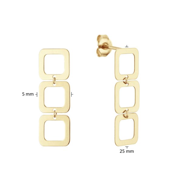 Jackie Gold Laguna 14K arany fülbevaló JKE24.466