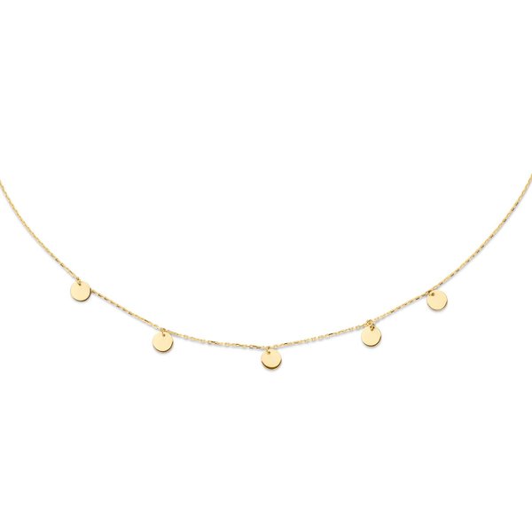 Jackie Gold Csillanó Körök 14K arany nyaklánc JKN20.045