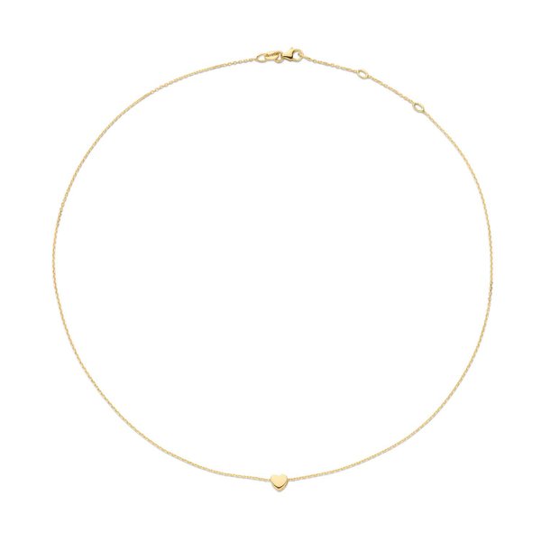 Jackie Gold Plain Heart 14K arany szív medálos nyaklánc JKN20.047