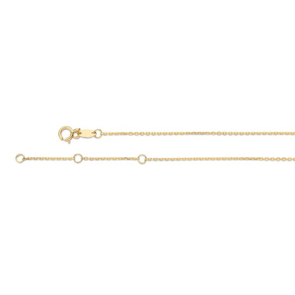 Jackie Gold 14K arany bar nyaklánc rúd díszítéssel JKN20.052