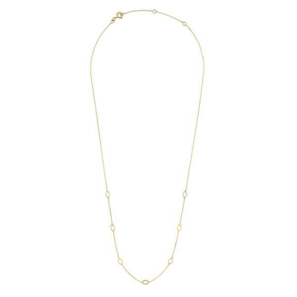 Jackie Gold Hosszúkás oválok 14 karátos arany nyaklánc JKN20.083
