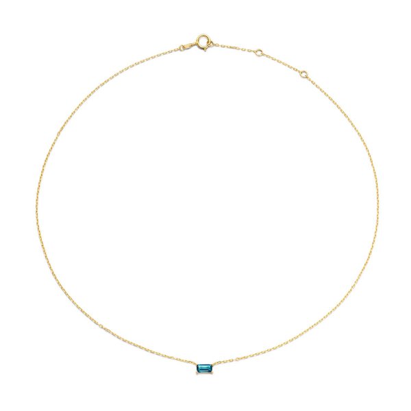 Jackie Gold 14K arany nyaklánc fehér topázzal JKN21.158