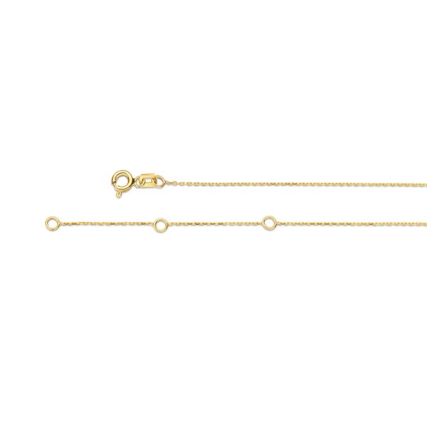 Jackie Gold 14K arany nyaklánc fehér topázzal JKN21.158