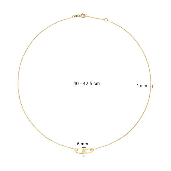 Jackie Gold Jackie Cannaregio arany nyaklánc JKN24.462
