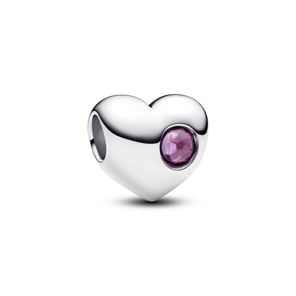 Pandora ékszer  Gravírozható szív Február ezüst charm 794161C02