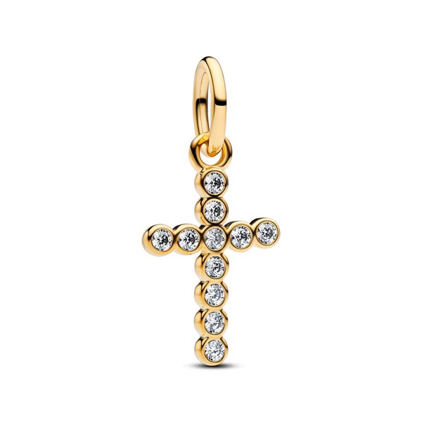 Pandora ékszer Shine kereszt függő charm 764063C01