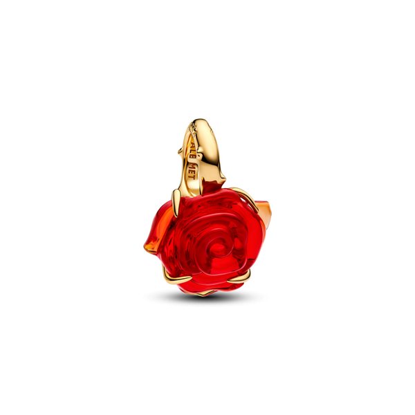 Pandora ékszer Disney Szépség és a szörnyeteg elvarázsolt rózsa shine charm 764018C01