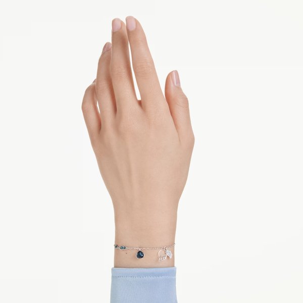 Swarovski Symbolica ezüst színű állítható karkötő szárnyakkal 5734547