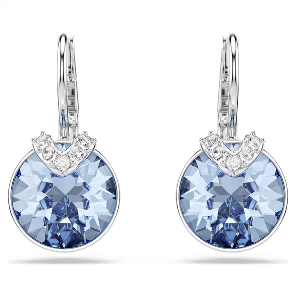 Swarovski Bella V csepp alakú fülbevaló kék kristállyal 5734234