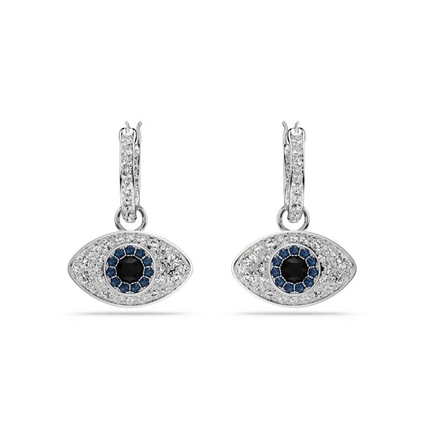 Swarovski Symbolica gonosz szem ezüst színű fülbevaló 5710939
