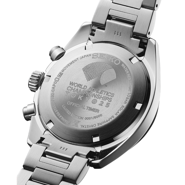 Seiko Prospex Speedtimer Solar Chronograph World Athletics Championships Tokyo 25 Limited Edition férfi karóra SSC955P1