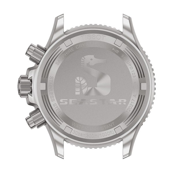 Tissot Seastar 1000 fekete számlapos quartz chronograph karóra T1202171106100