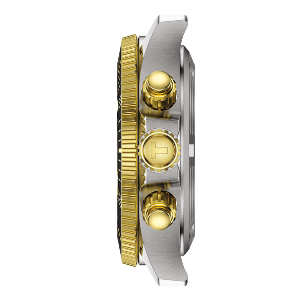 Tissot Seastar 1000 fekete és szürke számlapos quartz chronograph karóra T1202172206100