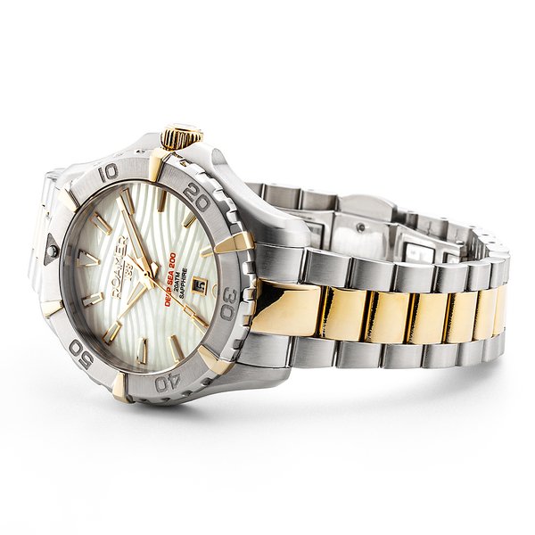 Roamer Deep Sea 200 Lady bicolor gyöngyház számlapos  női óra 860844472020