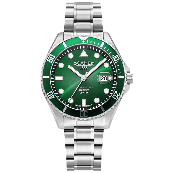 Roamer Pro Diver 200 zöld számlapos férfi óra 969845417520