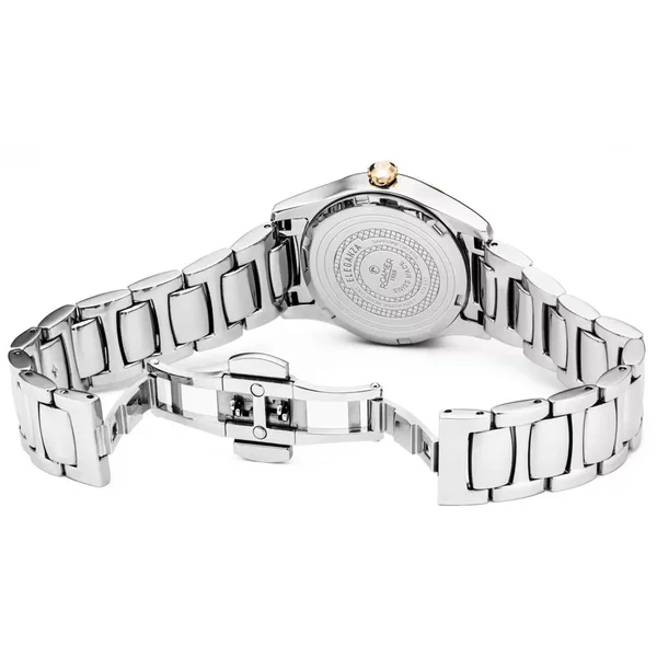 Roamer Eleganza fehér gyöngyház számlapos rozé bicolor női óra 974847492020