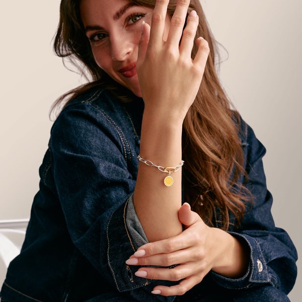 Thomas Sabo SmileyWorld Nyugalom ezüst connect charm CC1289-664-4
