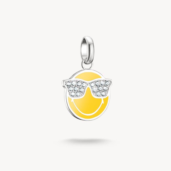 Thomas Sabo  SmileyWorld Napszemüveg ezüst connect charm CC1290-691-14