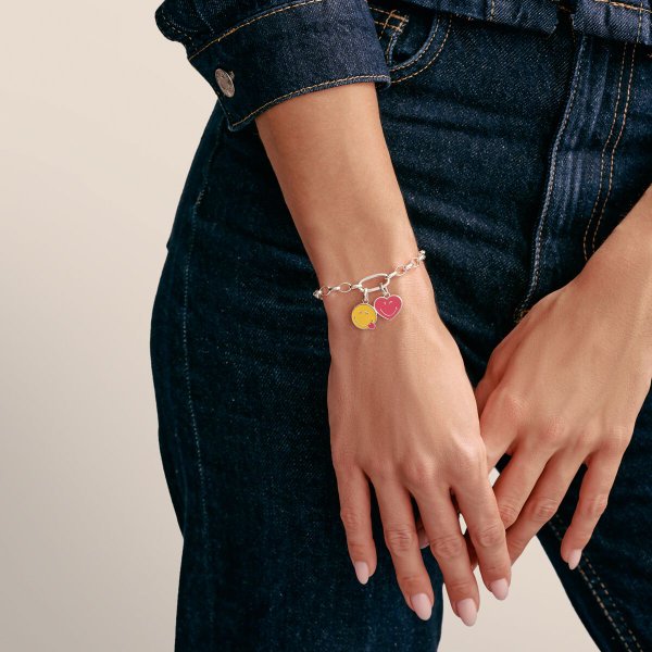 Thomas Sabo  SmileyWorld Pimasz ezüst connect charm CC1292-664-4