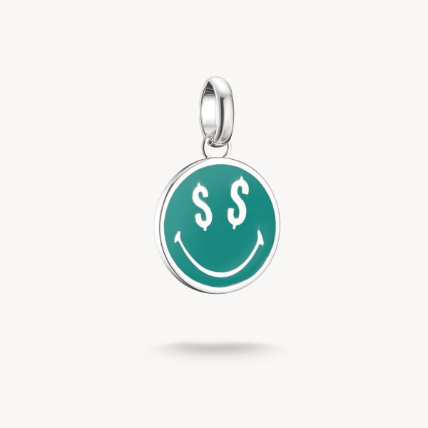 Thomas Sabo  SmileyWorld Dollár ezüst connect charm CC1296-664-6