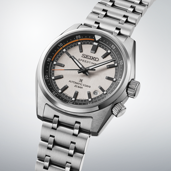Seiko Prospex Speedtimer 6R Compact Countdown fehér automata karóra SPB513J1