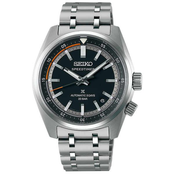 Seiko Prospex Speedtimer 6R Compact Countdown fekete automata karóra SPB515J1 
