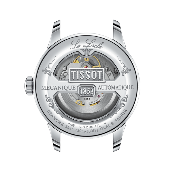 Tissot Le Locle Powermatic 80 zöld számlapos férfi karóra T0064071109300