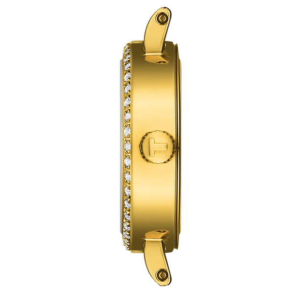Tissot Lovely Round Diamond arany színű női karóra T1400096302600