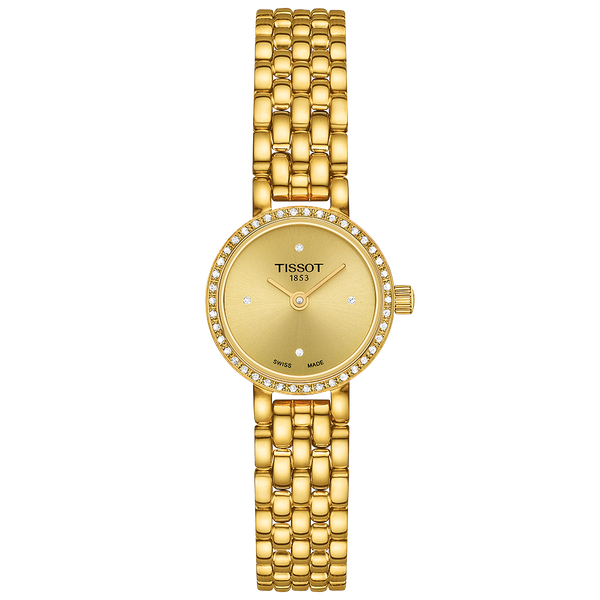 Tissot Lovely Round Diamond arany színű női karóra T1400096302600