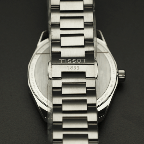 Tissot PRC 100 Solar ezüst színű fémszíjas férfi karóra T1514221103100