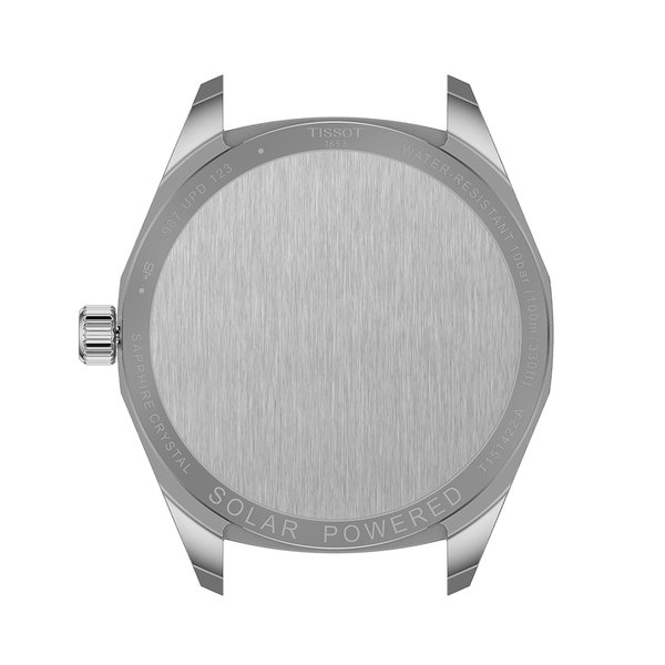 Tissot  PRC 100 Solar kék számlapos fémszíjas férfi karóra T1514221104100