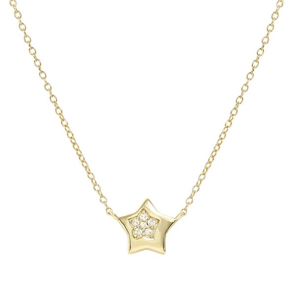 Nomination Petite Sparkle csillag aranyozott ezüst nyaklánc 242303/009