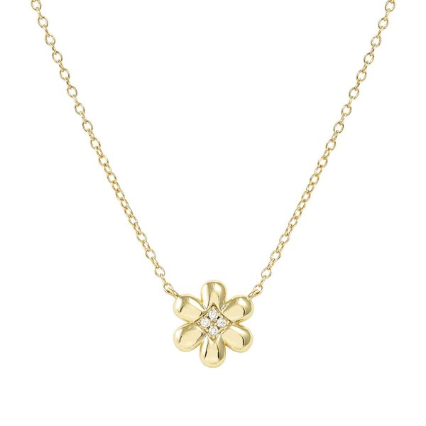 Nomination Petite Sparkle virág aranyozott ezüst nyaklánc 242303/012