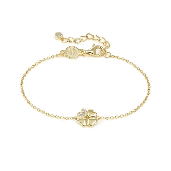 Nomination  Petite Sparkle lóhere aranyozott ezüst karkötő 242300/003