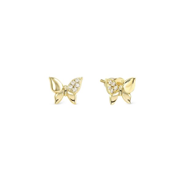Nomination Petite Sparkle pillangó aranyozott ezüst fülbevaló 242304/042