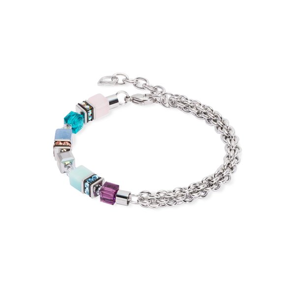 Coeur de Lion GeoCUBE Fusion Summer ezüst couture karkötő 3021/30-1550