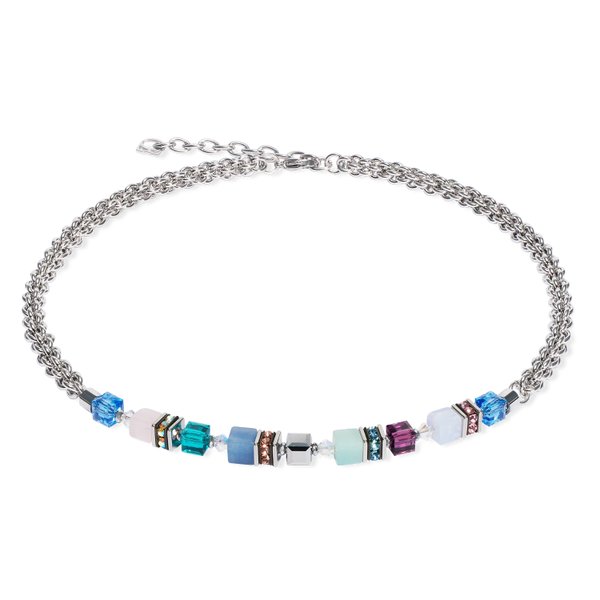 Coeur de Lion GeoCUBE Fusion Summer ezüst couture nyaklánc 3021/10-1550