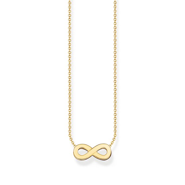 Thomas Sabo Aranyozott ezüst nyaklánc végtelen jellel SCKE150385