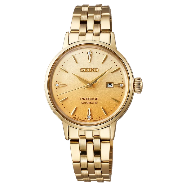 Seiko Presage Cocktail Time 'Eggnog' Diamond női karóra SRE018J1