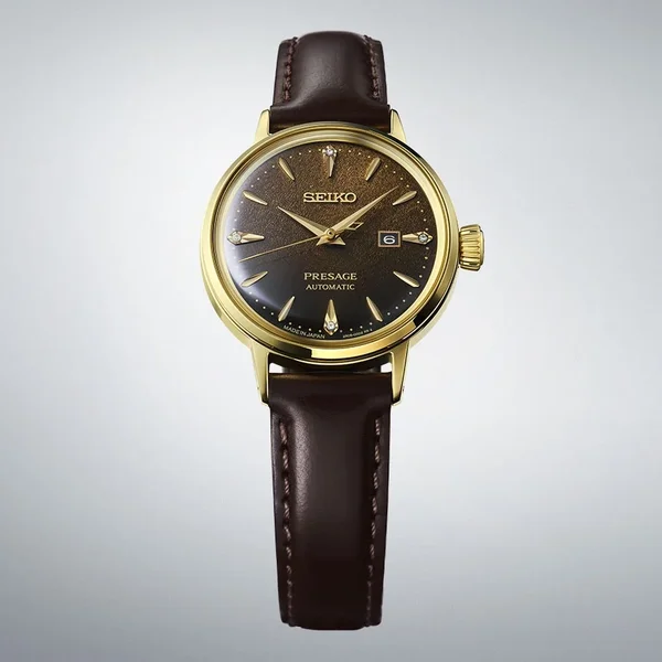 Seiko Presage Cocktail Time 'Jamaican Coffee' Diamond női karóra SRE020J1