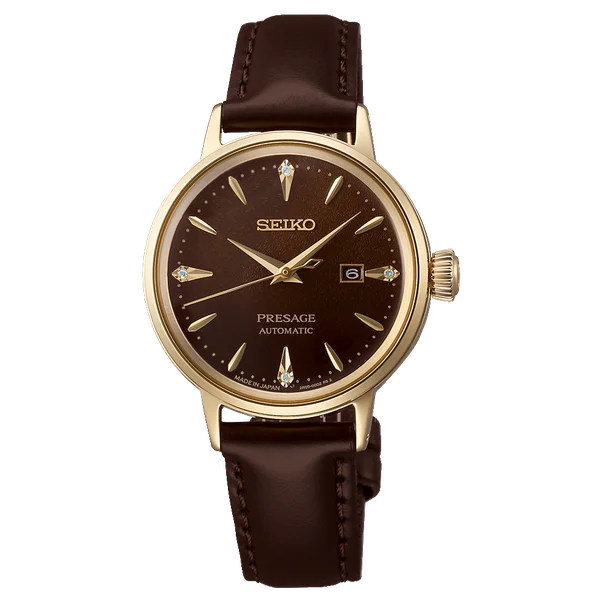 Seiko Presage Cocktail Time 'Jamaican Coffee' Diamond női karóra SRE020J1