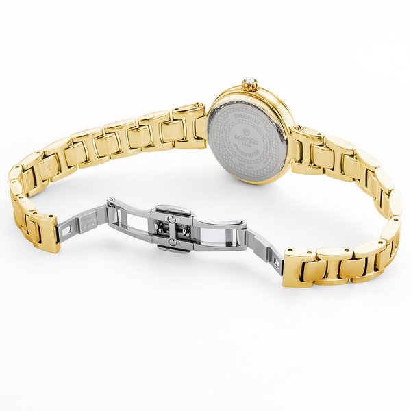 Roamer Dreamline Diamond gyémánt indexes gyöngyház arany színű női karóra 967847483050