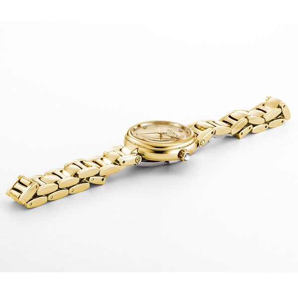 Roamer Dreamline Diamond gyémánt indexes gyöngyház arany színű női karóra 967847483050