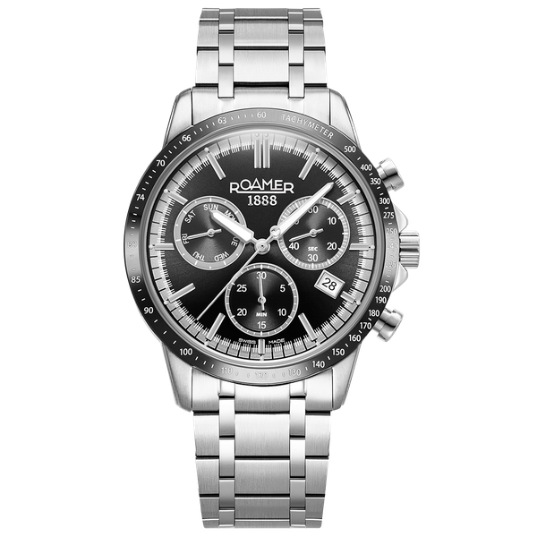 Roamer Mercury Chrono fekete chrongraph férfi karóra 968988418520