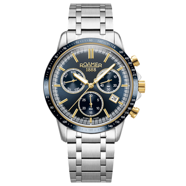 Roamer Mercury Chrono sötétkék chrongraph férfi karóra 968988474520