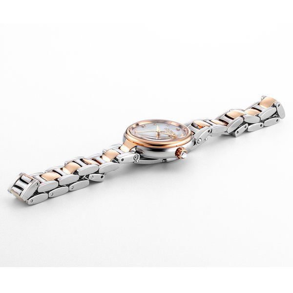 Roamer Dreamline Diamond gyémánt indexes gyöngyház rozé és ezüst női karóra 967847492050