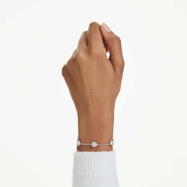 Swarovski Una Angelic ezüst színű karkötő swarovski kristállyal 5732272