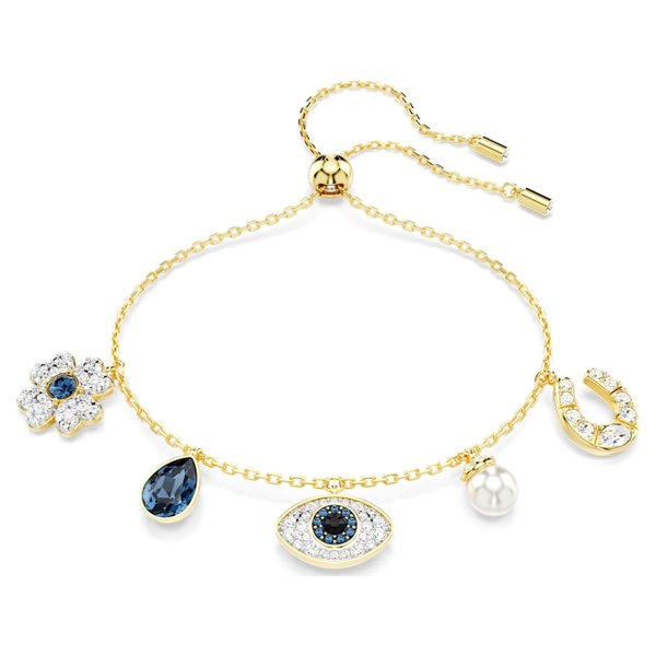 Swarovski Symbolica arany színű karkötő kristály szimbólumokkal 5692162