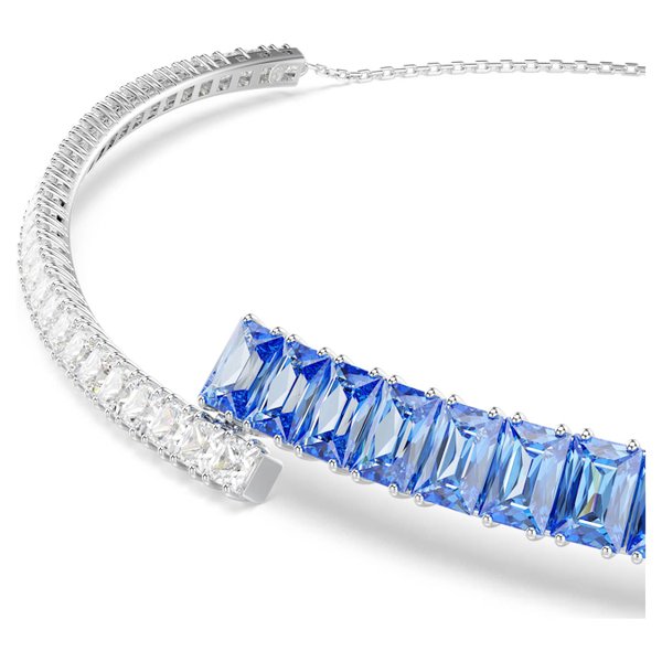 Swarovski Matrix choker nyaklánc kék fehér kristállyal 5722464